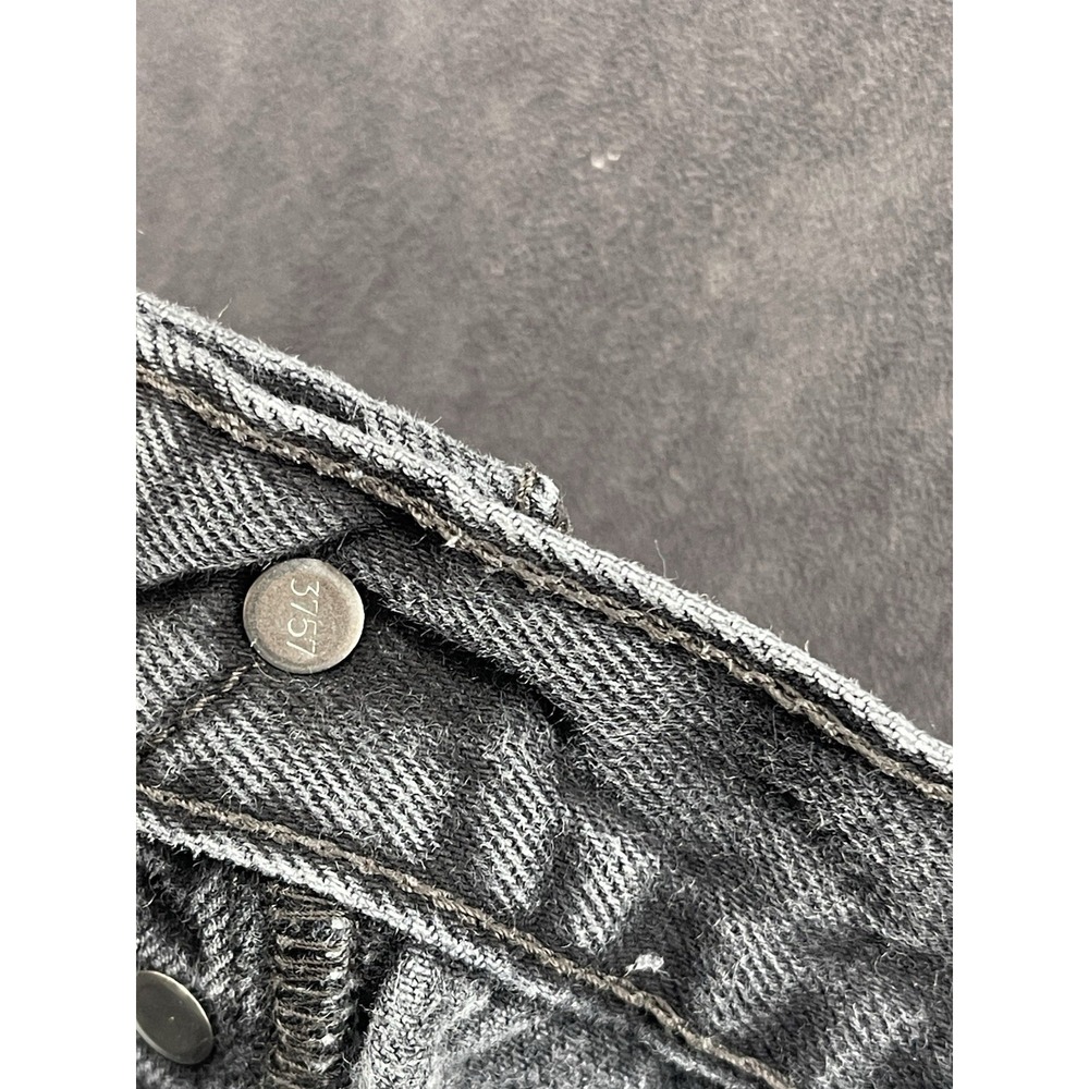 Levi's 501 Men's 34x34 Black‎ Gray Jeans Straight Leg Vintage Classic - Picture 5 of 14